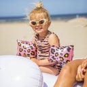 Swim Essentials Nafukovací rukávky Leopard Rose Gold - 2-6 let
