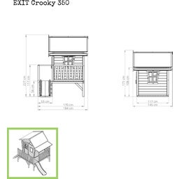 EXIT Toys Holzspielhaus Crooky 350 - 1 Stk.
