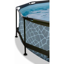 Piscine Frame Ø 244 x 76 cm avec Filtre à Cartouche - 1 pcs