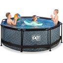 Piscine Frame Ø 244 x 76 cm avec Filtre à Cartouche - 1 pcs