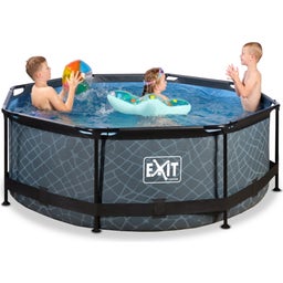 Piscine Frame Ø 244 x 76 cm avec Filtre à Cartouche - 1 pcs