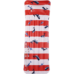 Swim Essentials Luchtbed Red White Whale - 1 stuk