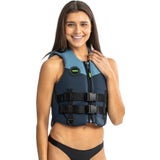 Colete Salva-vidas Feminino de Neoprene Azul