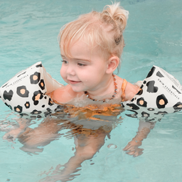 Swim Essentials Brassards Léopard Beige - 0-2 ans