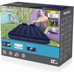 Luftbett Double 203 x 152 x 22 cm mit externer Handpumpe