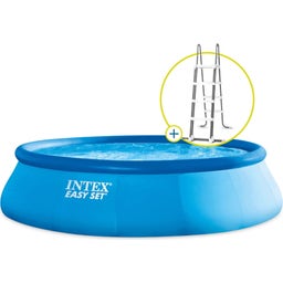 Intex Easy Set Ø 457 x 122 cm - Piscine et échelle