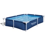 Piscina Steel Pro™ Rectangulaire 221 x 150 x 43 cm - Sans Pompe à Filtre - Bleue Foncée Scuro