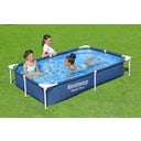 Steel Pro™ Frame Pool ohne Pumpe 221 x 150 x 43 cm, dunkelblau, eckig