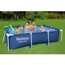 Piscine Steel Pro™ Rectangulaire 259 x 170 x 61 cm - Sans Pompe à Filtre Pompa- Bleue Foncée