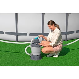 Bestway Sandfiltersystem med Timer 3.028L/800gal - 1 st.