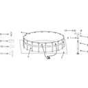 Ultra Quadra XTR Frame Pool 549 x 274 x 132 cm - Zonder pomp en accessoires